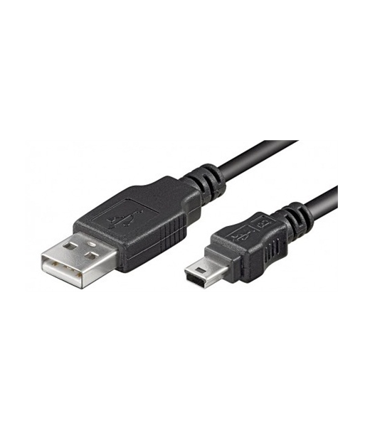 Logilink, USB MINI-B 5-pin 180 Cert 1.8m, USB-A to mini-USB Mini-USB B, USB A