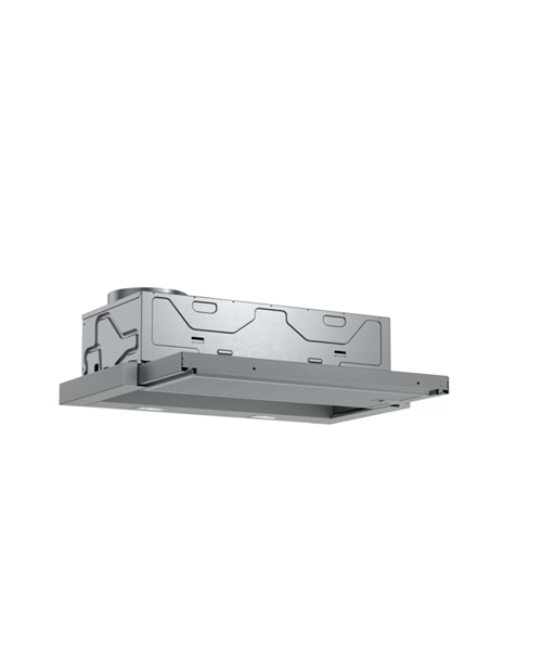 Bosch, Hood Serie 4, DFL064A52, Telescopic, Energy efficiency class A, Width 60 cm, 270 m³/h, Push Buttons, LED, Silver