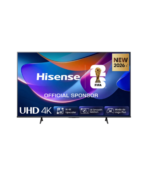 Hisense TV, 43A6S, 43", Smart TV, VIDAA OS, UHD, Black