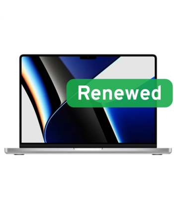Apple Renewed Grade C, MacBook Pro 14 A2442, 14", 32 GB, SSD, 1000 GB, Apple M1 Pro 10-core CPU, macOS, Keyboard language US/RU