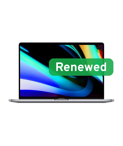 Apple Renewed Grade B, MacBook Pro 16 A2141, 16", i9-9880H, 16 GB, SSD, 1000 GB, AMD Radeon Pro 5500M Graphics, macOS