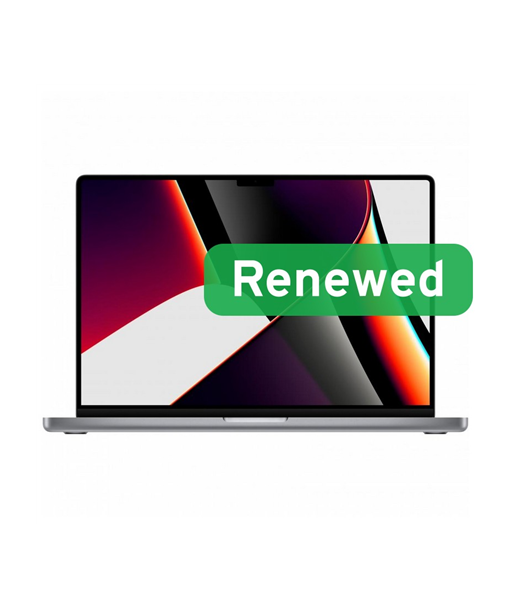 Apple Renewed Grade B, MacBook Pro 16 A2485, 16", 32 GB, SSD, 1000 GB, Apple M1 Max 10-core CPU, macOS, Keyboard language US/RU