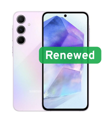 Samsung Renewed Grade A, Galaxy A55 5G, Awesome Lilac, 6.6", 128 GB, 5G
