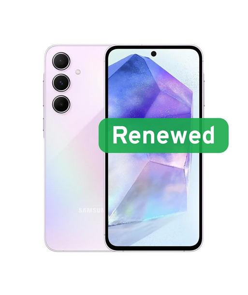 Samsung Renewed Grade A, Galaxy A55 5G, Awesome Lilac, 6.6", 128 GB, 5G