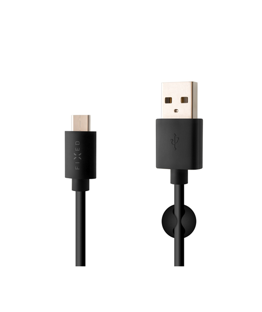 Fixed USB/USB-C Кабель для передачи данных и зарядки (1м, черный) Fixed USB/USB-C Кабель для передачи данных и зарядки (1м, черный)