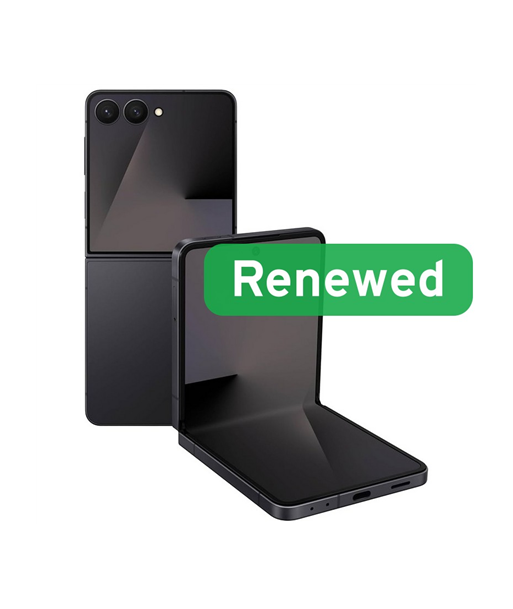 Samsung Renewed Grade A, Galaxy Z Flip 7, Jet Black, 6.9", 512 GB, 5G