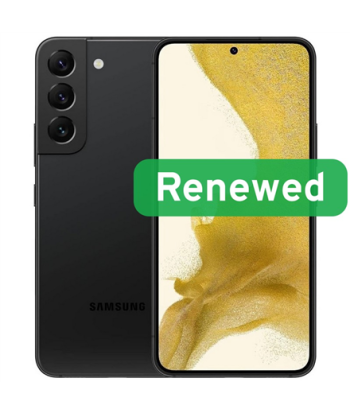 Samsung Renewed Grade B, Galaxy S22, Phantom Black, 6.1", 128 GB, 5G
