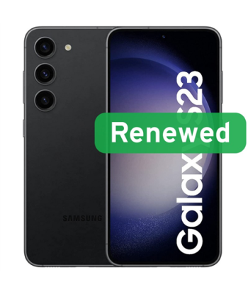 Samsung Renewed Grade C, Galaxy S23, Phantom Black, 6.1", 256 GB, 5G