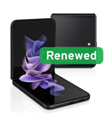 Samsung Renewed Grade C, Galaxy Z Flip 3, Phantom Black, 6.7", 128 GB, 5G