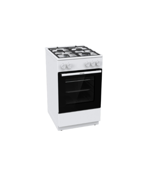 Gorenje GG5A10WFFM, Cooker, Hob type Gas, Oven type Gas, White, Width 50 cm, Grilling, Depth 59.4 cm, 70 L