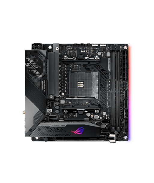 Asus ROG STRIX X570-I GAMING, Processor family AMD, Processor socket AM4, DDR4, Supported hard disk drive interfaces SATA, M.2