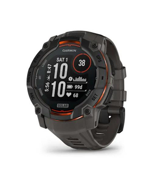 SMARTWATCH INSTINCT 3 SOLAR/BLK/CHARC 010-02935-00 GARMIN