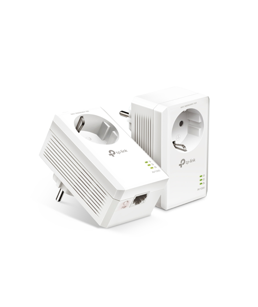 TP-LINK, AV1000 Gigabit Passthrough Powerline Adapter, TL-PA7017P, 1000 Mbit/s, Ethernet LAN (RJ-45) ports 1, No Wi-Fi, Extra