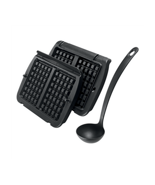 TEFAL, Waffle Plates, XA724810, Black