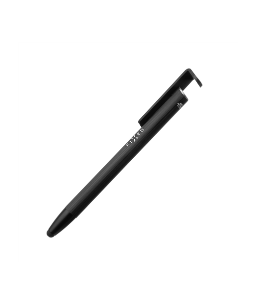 Fixed Pen With Stylus and Stand 3 in 1 Pencil, Black