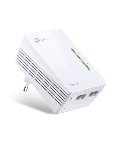 TP-LINK, AV600 Wi-Fi Powerline Extender, TL-WPA4220, 10/100 Mbit/s, Ethernet LAN (RJ-45) ports 2, 802.11n, Wi-Fi data rate