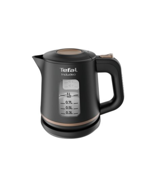 TEFAL, Kettle, KI533811, Electric, 2400 W, 1 L, Plastic, 360° rotational base, Black