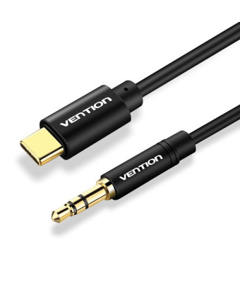 CABLE AUDIO 3.5MM TO USB-C/1.5M BLACK BGABG VENTION