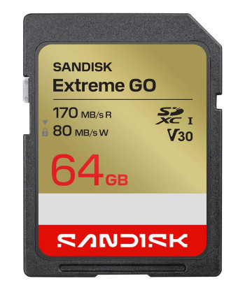 SanDisk Extreme SDXC UHS-I 64GB Memory Card SDSDXGN-064G-GNCIN