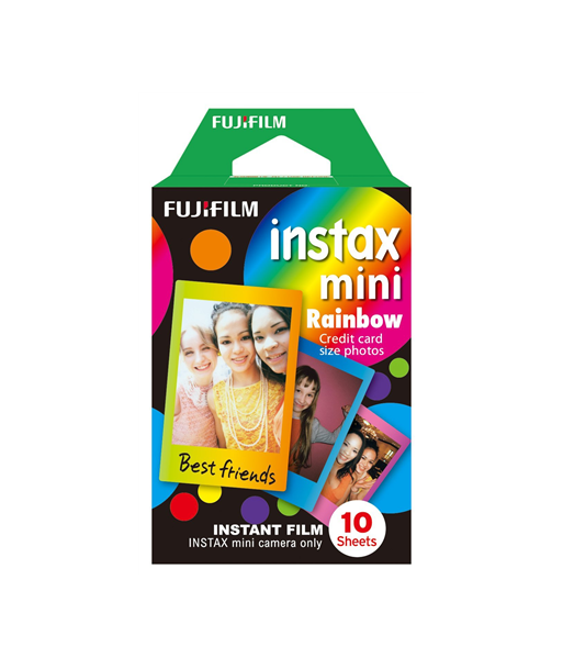 Fujifilm Instax Mini Rainbow Instant Film 10 Sheets