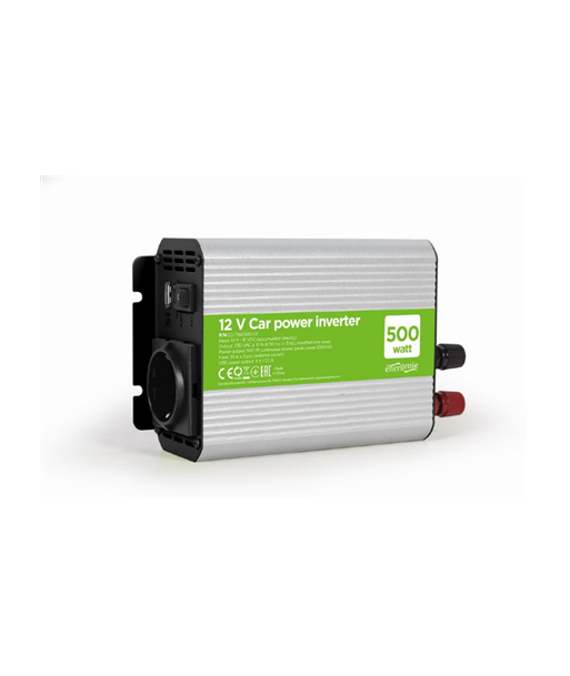 Автомобильный инвертор EnerGenie 12В 500Вт EG-PWC500-01