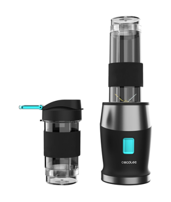 Cecotec Blender, Power Titanium 900 ProGo, Tabletop, 900 W, Jar capacity 2x0.57 L, Ice crushing, Black
