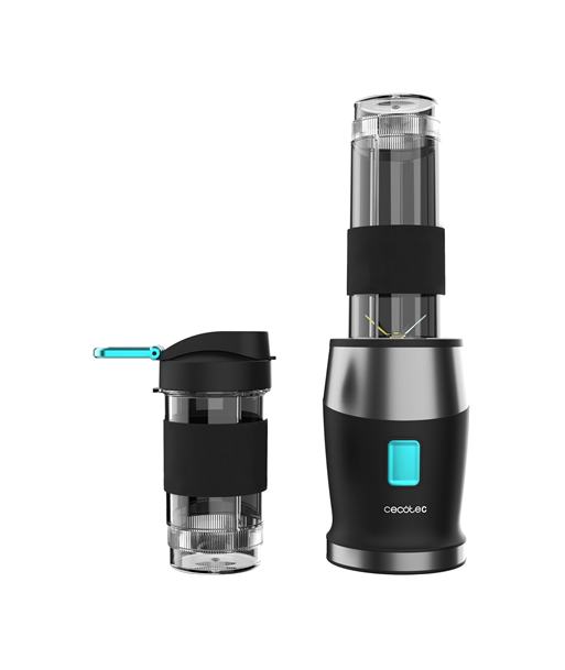 Cecotec Blender, Power Titanium 900 ProGo, Tabletop, 900 W, Jar capacity 2x0.57 L, Ice crushing, Black