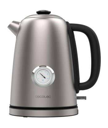 Cecotec Kettle, Thermosense 620 Vintage, Electric, 2200 W, 1.7 L, Stainless steel, 360° rotational base, Stainless steel