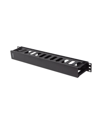 Lanberg 19" Cable managmement 1U, Type A, Plastic | AK-1703-B | Black