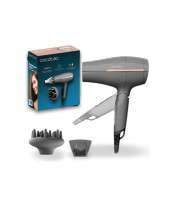 Фен Cecotec, IoniCare Power&Go Heaven, 2000 W, Number of temperature settings 2, Ionic function, Diffuser nozzle, Grey