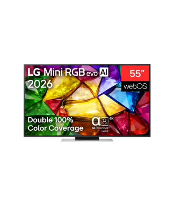 LG 55MRGB87B3B 55" (139 cm) 4K Mini RGB evo Smart TV | LG