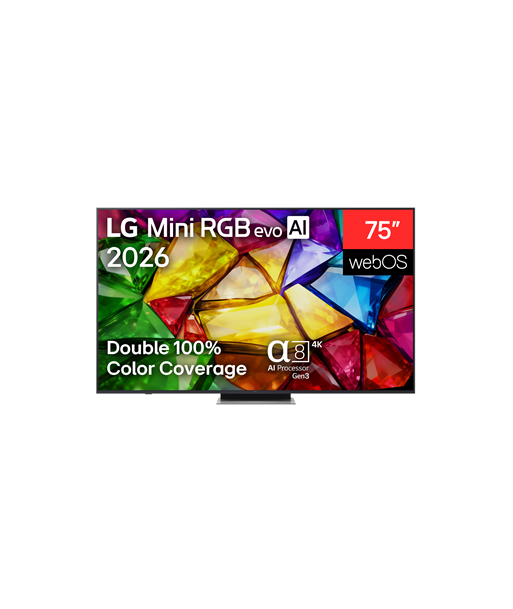LG 75MRGB87B3B 75" (189 cm) 4K Mini RGB evo Smart TV | LG