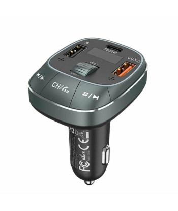 CAR FM TRANSMITTER+CHARGER USB/3P BLACK FFLB0 VENTION