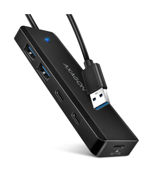 AXAGON HUE-C2A USB-A 5Gbps TRAVEL hub
