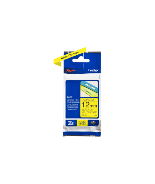 Brother, TZe-631 Laminated Tape, Black on Yellow, TZe, 8 m, 1.2 cm