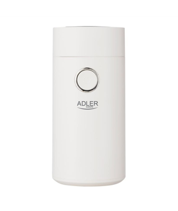 Adler, Coffee grinder, AD4446wg, 150 W, Coffee beans capacity 75 g, Lid safety switch, White