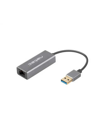 Natec Ethernet Adapter, Cricket USB 3.0, USB 3.0 to RJ45, Black, Natec, Ethernet Adapter Network Card, NNC-1924 Cricket USB 3.0