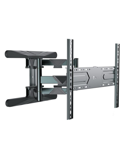 Gembird, Full-motion wall mount, WM-80ST-01, Tilt, swivel, rotate, 40-80", Maximum weight (capacity) 50 kg, Black