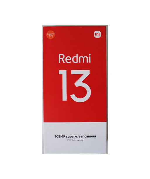 Xiaomi, Redmi, 13, Midnight Black, 6.79", IPS LCD, 1080 x 2460 pixels, Mediatek, Internal RAM 8 GB, 256 GB, microSDXC, Dual