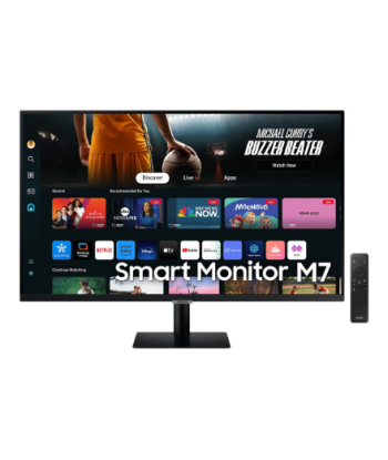 Samsung, LS32DM702UUXDU, 32", VA, 16:9, 60 Hz, 4 ms, 3840 x 2160 pixels, 300 cd/m², HDMI ports quantity 2, Black