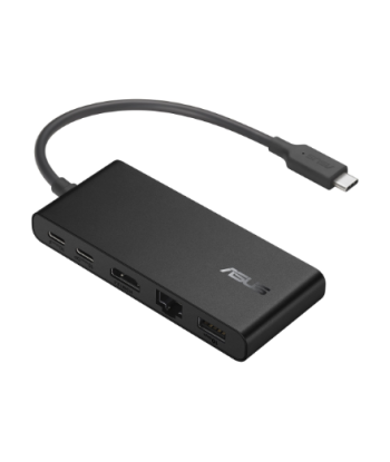 Asus Dual 4K USB-C Dock DC201, Ethernet LAN (RJ-45) ports 1, USB 3.0 (3.1 Gen 1) Type-C ports quantity 3, HDMI ports quantity 1