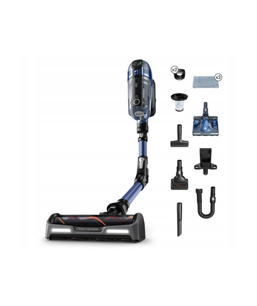 Tolmuimeja TEFAL, TY99C X-Force Flex 14.60 Aqua, Cordless operating, Handstick and Handheld, 32.4 V, Black/Blue, Warranty 24