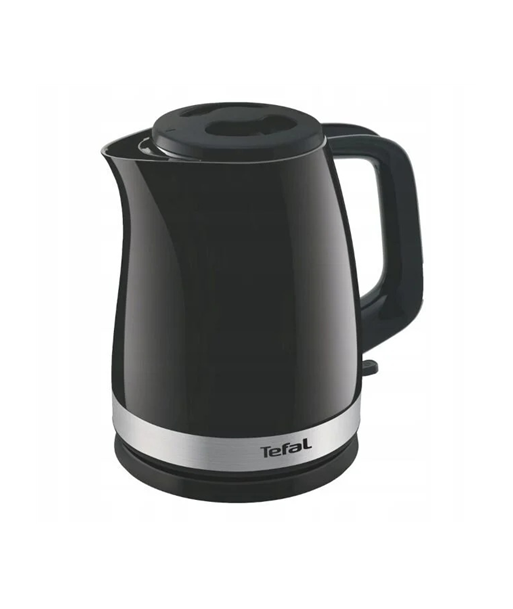 Veekeetja TEFAL, KO150F30 Delfini Vision, Electric, 2400 W, 1.5 L, Plastic, 360° rotational base, Black/Stainless steel