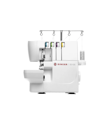Singer, S0105, Overlock, Number of stitches 6, Number of buttonholes 0, White