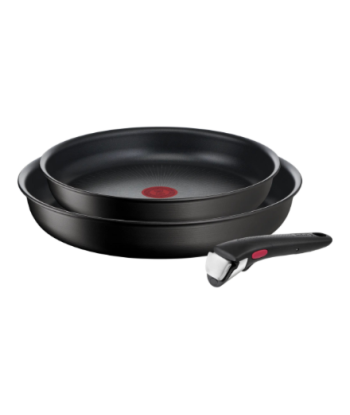 TEFAL, Pan set, Ingenio Eco Resist L3979102, Frying, Diameter 24/28 cm, Halogen, induction, ceramic glass, gas, electric