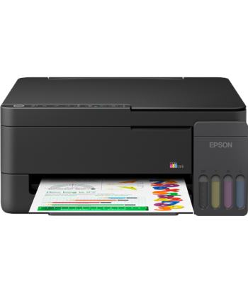 Epson EcoTank, L3350, Inkjet, Colour, Multifuction Printer, A4, Wi-Fi, Black