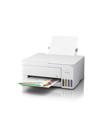 Epson EcoTank, L3356, Inkjet, Colour, Multifuction Printer, A4, Wi-Fi, White