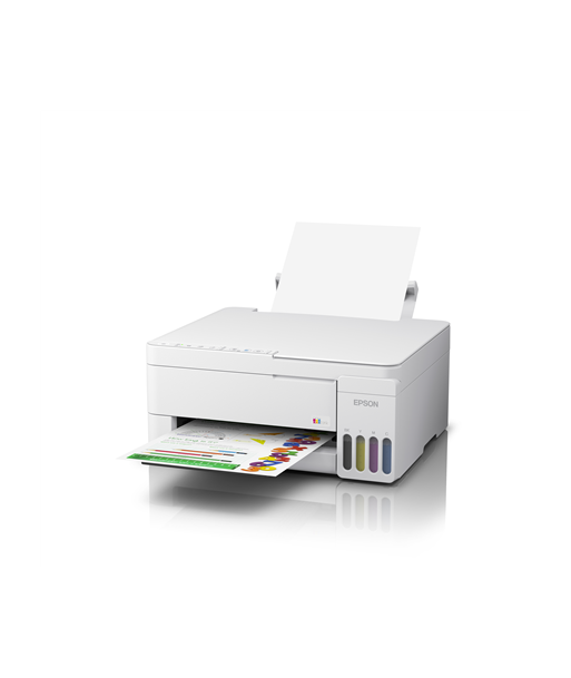 Epson EcoTank, L3356, Inkjet, Colour, Multifuction Printer, A4, Wi-Fi, White