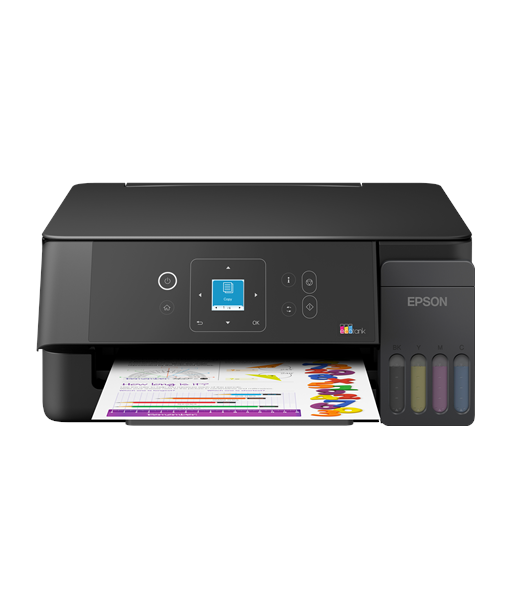 Epson EcoTank, L3360, Inkjet, Colour, Multifuction Printer, A4, Wi-Fi, Black