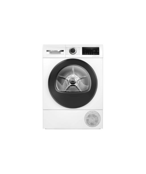 Сушилка Bosch, WQG2420PSN, Energy efficiency class A++, Front loading, 9 kg, Heat pump, LED, Depth 61.3 cm, White